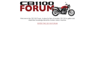 cb1100forum.com screenshot