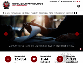 cba.gov.pl screenshot