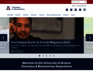 cbc.arizona.edu screenshot