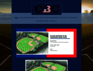 cbcbaseball.net screenshot