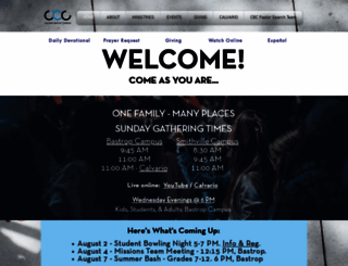 cbcbastrop.org screenshot