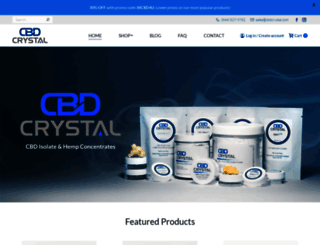 cbdcrystal.com screenshot