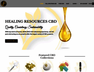 cbdhealingresources.com screenshot