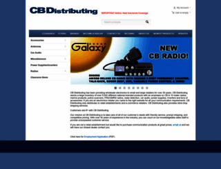 cbdistributing.com screenshot