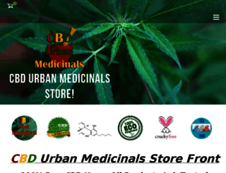 cbdurbanmedicinals.weebly.com screenshot