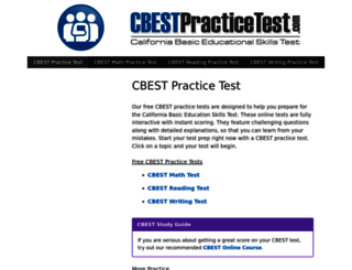 cbestpracticetest.com screenshot
