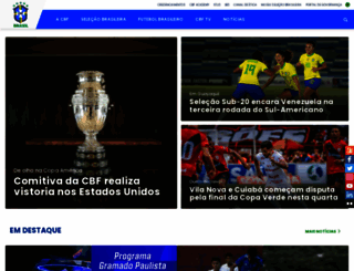 cbf.com.br screenshot