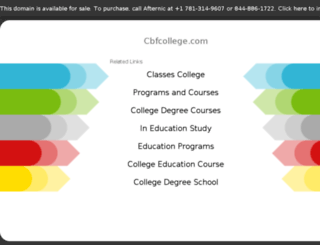 cbfcollege.com screenshot