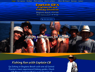 cbfishingcharters.com screenshot