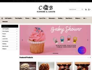 cbflowerscrafts.com screenshot