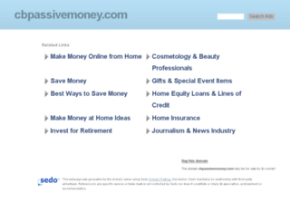 cbpassivemoney.com screenshot