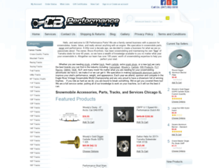 cbperformanceparts.com screenshot