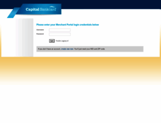 cbportal.capitalbankcard.com screenshot