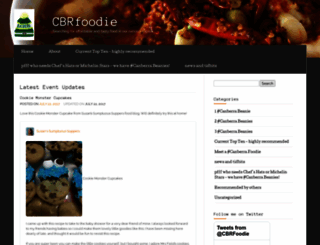 cbrfoodie.org screenshot