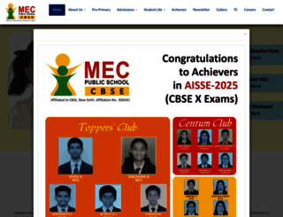 cbse-mec.in screenshot