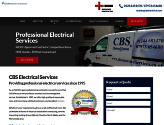 cbselectricalservices.co.uk screenshot