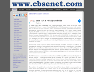 cbsenet.com screenshot