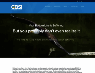 cbsibenefits.com screenshot