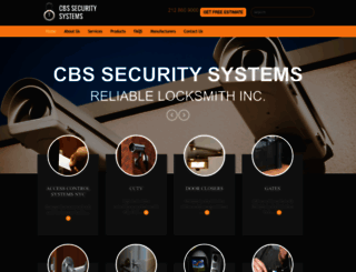cbssecuritysystems.com screenshot