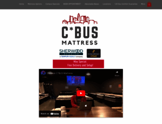 cbusmattress.com screenshot