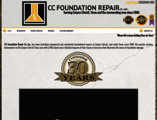 cc-foundationrepair.com screenshot