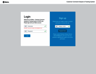 Access ccats.metro.net. LA Metro
