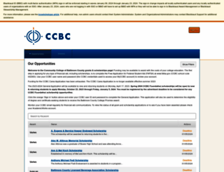 ccbcmd.academicworks.com screenshot