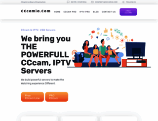 cccamia.com screenshot