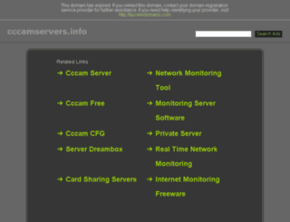 cccamservers.info screenshot