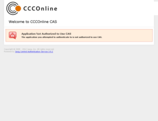 ccco.desire2learn.com screenshot