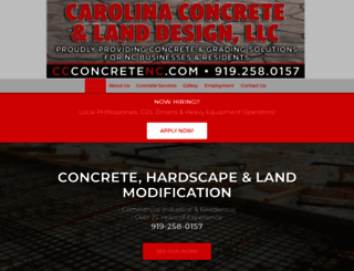 ccconcretenc.com screenshot