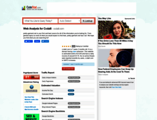 ccdaili.com.cutestat.com screenshot
