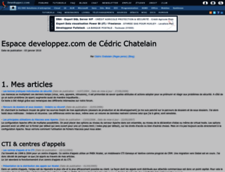 cchatelain.developpez.com screenshot
