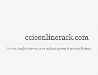 ccieonlinerack.com screenshot