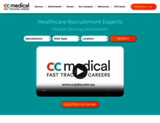 ccjobs.com.au screenshot