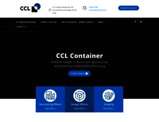 cclcontainer.com screenshot