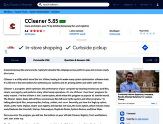 ccleaner.software.informer.com screenshot
