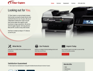 cclearcopiers.com screenshot