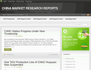 ccmchinareports.blog.com screenshot