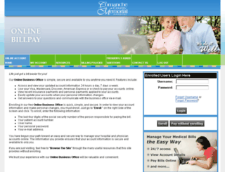 ccmhonline.patientcompass.com screenshot