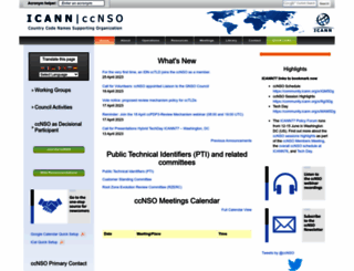ccnso.icann.org screenshot
