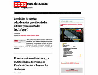 ccooxustiza.com screenshot