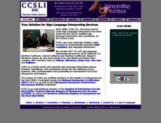 ccsli.net screenshot
