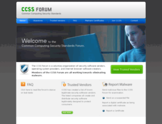 ccssforum.org screenshot