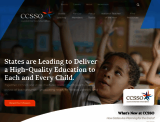 ccsso.org screenshot