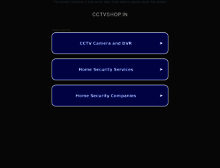 cctvshop.in screenshot