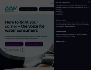 ccwater.org.uk screenshot