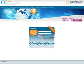 ccweb.qualigaz.com screenshot