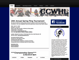 ccwhl.com screenshot