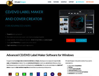 cd-label-designer.com screenshot